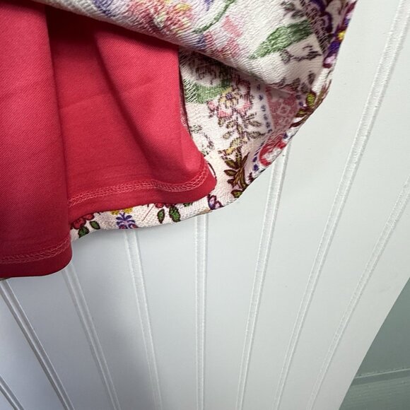 Vince Camuto Tropical Tapestry Sheath Dress Size 10 Sleeveless - Picture 6 of 7